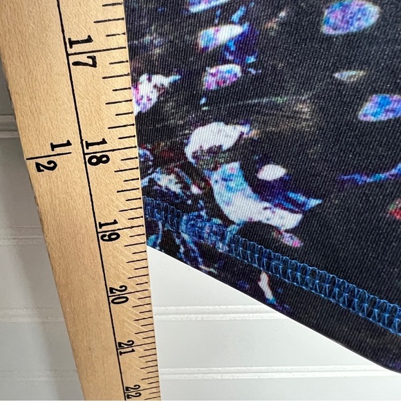 Mika Yoga Wear Women’s Medium/Large High Rise Stretch Legging Jellyfish Print - Picture 9 of 10